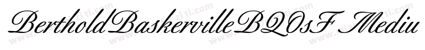 BertholdBaskervilleBQOsF Medium字体转换